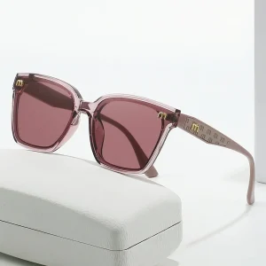 Lunettes de soleil carrées unisexes, lunettes de soleil mode moderne pour femmes et hommes, marque mignonne de luxe, lunettes tendance, UV400, 2024 mn