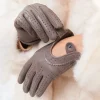 gants en cuir de mode élégants pour femmes, vélo électrique, conduite en peau de mouton véritable, accessoires de moto respirants perforés de haute qualité