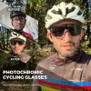 scvcn lunettes de cyclisme photochromiques vélo vélo de montagne golf uv400 lunettes de soleil sport lunettes de protection pour hommes femmes baseball