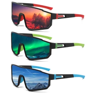 Lunettes de soleil de cyclisme – Lunettes de sport de protection UV400 pour hommes et femmes – Lunettes d’extérieur tendance pour la course à pied, la conduite, la pêche, le camping Lunettes de soleil de cyclisme – Lunettes de sport de protection UV400 pour hommes et femmes – Lunettes d’extérieur tendance pour la course à pied, la conduite, la pêche, le camping