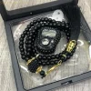 R7ud tasbih perles prière enveloppe les bracelets avec comptoir tasbih prière 99 Perles d&rsquo;inquiétude Misbaha islamique Allah