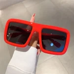 Respzed-Lunettes de soleil carrées pour femmes et hommes, lunettes de soleil à grande monture optique, lunettes de créateur de marque, nuances de mode, UV400, tendances punk