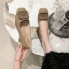 femme appartements talon bas élégant dernières chaussures décontractées pour les femmes 2025 tendance chaude offre à la mode chic point un sans lacet liquidation pas cher