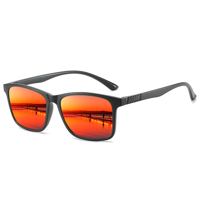 6 pièces mode Vintage vérifier carré lunettes de soleil hommes femmes pêche conduite marque de luxe concepteur lunettes de soleil rétro UV400 lunettes