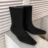 bottines plates en cuir pour femmes, chaussures à la mode, de styliste, chelsea gothiques, nouvelle tendance de marche, bottes courtes mujer, hiver 2025