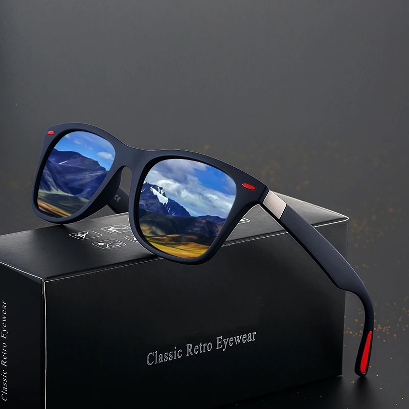 Lunettes de soleil rétro pour hommes et femmes, lunettes de soleil vintage pour conducteur de sport, nuances de marque pour femmes, UV400