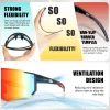 scvcn mode lunettes de soleil pour hommes sport cyclisme lunettes vélo randonnée camping golf uv400 protection lunettes femmes baseball