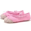 ballerines en toile à semelle souple pour filles, pantoufles de danse de ballet pour enfants, ballerines d'entraînement, chaussures de danse pour femmes
