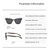 lunettes de soleil rétro en bois pour hommes et femmes, lunettes de soleil polarisées mars, lunettes de protection uv, cyclisme, extérieur, photographie de rue