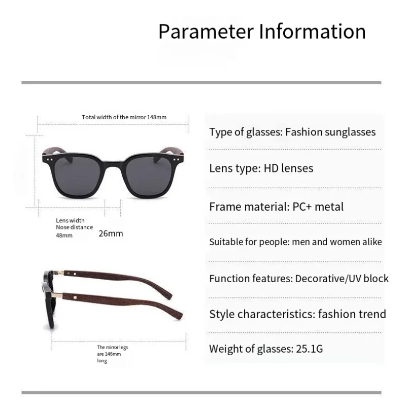lunettes de soleil rétro en bois pour hommes et femmes, lunettes de soleil polarisées mars, lunettes de protection uv, cyclisme, extérieur, photographie de rue