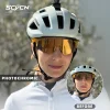 scvcn lunettes de cyclisme photochromiques uv400 lunettes de vélo sport vtt sports de plein air golf camping oculaires de conduite