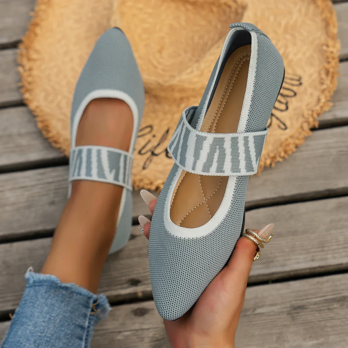 Chaussures plates pour femmes, mocassins de styliste, confortables, coordonnantes, 03/Casual, baskets basses, nouvelle collection été