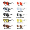 lunettes de soleil steampunk gothiques classiques pour hommes et femmes, lunettes de soleil à monture ronde en métal vintage, nuances uv400, marque de créateur, haute qualité