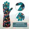 nouveaux gants de jardinage pour femmes gants de soins de cour durables, résistants aux coupures et aux perforations protection des bras longs
