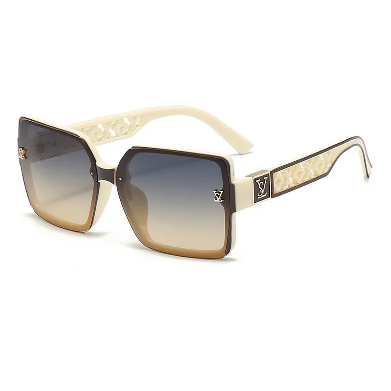 Lunettes de soleil de marque de luxe et élégantes pour femmes et hommes, surdimensionnées, carrées, de styliste, tendance, UV400