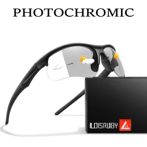 Lunettes de soleil photochromiques de Style tendance pour hommes femmes en plein air vtt vélo cyclisme lunettes de course sport vélo lunettes coupe-vent