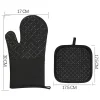gants de cuisson en coton anti brûlure pour micro ondes, mitaines de four, ustensiles de cuisson, gants isolants coordonnants, degré de chaleur