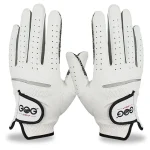 Gants de golf en peau de mouton pure respirante pour hommes, doux, main droite, granulés anti-brûlure, magasins pour hommes, paquet de 1 pièce