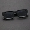lunettes de soleil unisexes en plastique, monture carrée, à la mode, pour la photographie de rue et les voyages à la plage, accessoires de conduite, 1 pièce