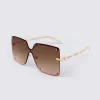 respzed lunettes de soleil carrées vintage sans monture pour hommes et femmes, lunettes de soleil uv400, lunettes de luxe, design de marque, nuances féminines, mode