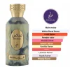 khadlaj parfum arabe moyen orient île de luxe vanille eau de parfum spray parfum femme parfum homme longue durée