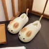 pantoufles à plateforme décontractées pour femmes, appartements de maison, chaussures de créateur de chat de dessin animé, toboggans de maison pour filles, intérieur mignon et élégant, mode d'hiver 2024