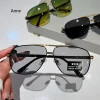 respzed lunettes de soleil polarisées photochromiques vintage pour hommes et femmes, lunettes de soleil de conduite à double pont, nuances de mode