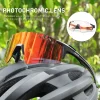 scvcn lunettes de cyclisme photochromiques uv400 lunettes de vélo sport vtt sports de plein air golf camping oculaires de conduite