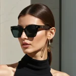 Nouvelle marque de luxe D Glamour lunettes de soleil pour femmes et hommes élégant oeil de chat lunettes de créateur classique mode unisexe lunettes UV400