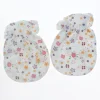 gants anti rayures en coton pour nouveau né, mitaines de protection du visage, accessoires pour bébé, 2 paires par lot