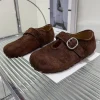 chaussures plates femmes chaussures daim mocassins décontractés chaussures robe de mode confortable sport automne 2025 nouvelle marque marche concepteur zapatillas de mujer