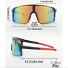 lunettes de soleil de sport enveloppantes pour femmes et hommes, grandes lunettes de soleil une pièce pour cyclisme, pêche, ski, mode uv400