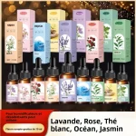 Diffuseur d&rsquo;huiles essentielles d&rsquo;aromathérapie, parfum naturel pour voiture, Compatible avec les humidificateurs d&rsquo;air pour les parfums automobiles domestiques, 10ml