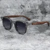 Lunettes de soleil rétro en bois pour hommes et femmes, lunettes de soleil polarisées Mars, lunettes de protection UV, cyclisme, extérieur, photographie de rue Lunettes de soleil rétro en bois pour hommes et femmes, lunettes de soleil polarisées Mars, lunettes de protection UV, cyclisme, extérieur, photographie de rue