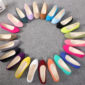 Chaussures plates rondes décontractées pour femmes, mocassins floqués, ballerine, appartements d’église, daim, semelle souple, colonne vertébrale, élégant, mignon, Parker Chaussures plates rondes décontractées pour femmes, mocassins floqués, ballerine, appartements d’église, daim, semelle souple, colonne vertébrale, élégant, mignon, Parker