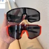 oversized square frame sports glasses men's and women's sunglasses retro punk outdoor skiing bike windproof sunglasses