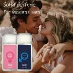 Parfum au phéromone pour femme, baume solide, parfum léger longue durée, parfum solide Portable
