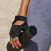gants de yoga coordonnants et absorbant les chocs pour femmes, demi doigts, durables, respirants, entraînement de fitness, sports de plein air