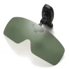 su01 lunettes de soleil de pêche avec clip anti uv polarisées vin, jaune, gris, noir, vert foncé café spécialement pour les lunettes de travail