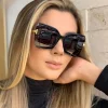 lunettes de soleil surdimensionnées femmes 2025 lunettes de haute qualité femmes lunettes vintage femmes/hommes marque de luxe oculos de sol gafas