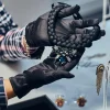 gants à bijoux noirs doux à la mode pour étiquette bijoux appréciation qualité inspection unisexe gants de protection du travail