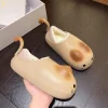 pantoufles à plateforme décontractées pour femmes, appartements de maison, chaussures de créateur de chat de dessin animé, toboggans de maison pour filles, intérieur mignon et élégant, mode d'hiver 2024