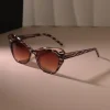 lunettes de soleil œil de chat élégantes pour hommes et femmes, lunettes de soleil décontractées, miroir vintage, nuances d'extérieur, mode féminine et masculine