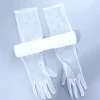 tempérament élégant perle fête de mariage en mousseline de soie accessoires de mariage gants de mariée gants sans doigts gants à doigts complets