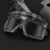 lunettes de soleil de sport pour hommes et femmes, 2 modes, lunettes airsoft, protection des yeux pour randonnée, équipement de chasse et de paintball