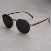 lunettes de soleil à monture ronde, design ultraléger, classiques, résistantes aux uv, tendance, vintage, pour la conduite, usage quotidien