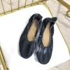 chaussures plates simples et confortables pour femmes, fourrure de lapin en cachemire, peau douce, chaussures de grand mère, nouveau style, automne et hiver