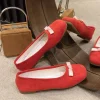 chaussures plates de ballet coréennes à bout rond, bouche peu profonde, style français, chaussures plates à nœud papillon, souples et antidérapantes pour femmes et filles