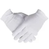 12 paires de gants en coton blanc pour les mains sèches, gants de travail hydratants pour l&rsquo;inspection de l&rsquo;eczéma, gants en tissu lavables et extensibles