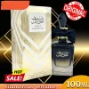 Parfum arabe 100 ml pour femme – Design élégant avec nœud papillon, parfum oriental woody, parfum longue durée, cadeau d&rsquo;anniversaire idéal